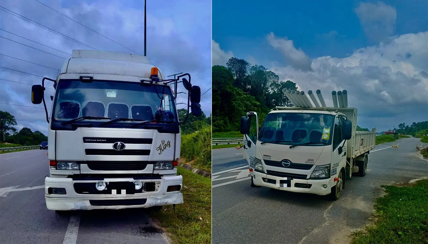 Sarawak, Sarawak News, Sarikei, Sarikei News, JPJ Sarawak, JPJ Sarikei, Road Safety, Traffic Enforcement, Ops Gempur, Back To School Ops, Commercial Vehicles