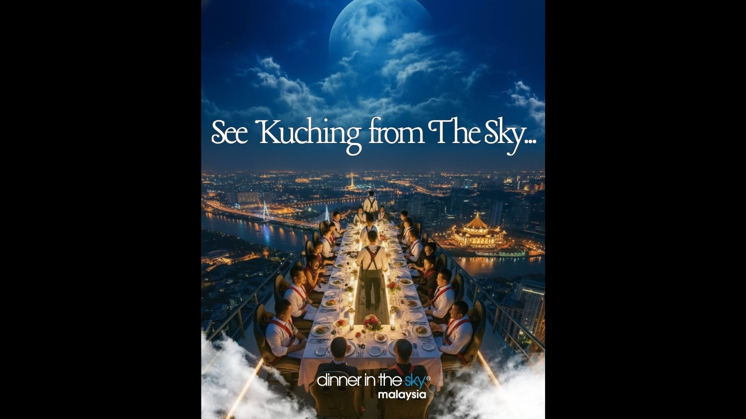 Kuching to Host ‘Dinner In The Sky’ From June to August 2026
