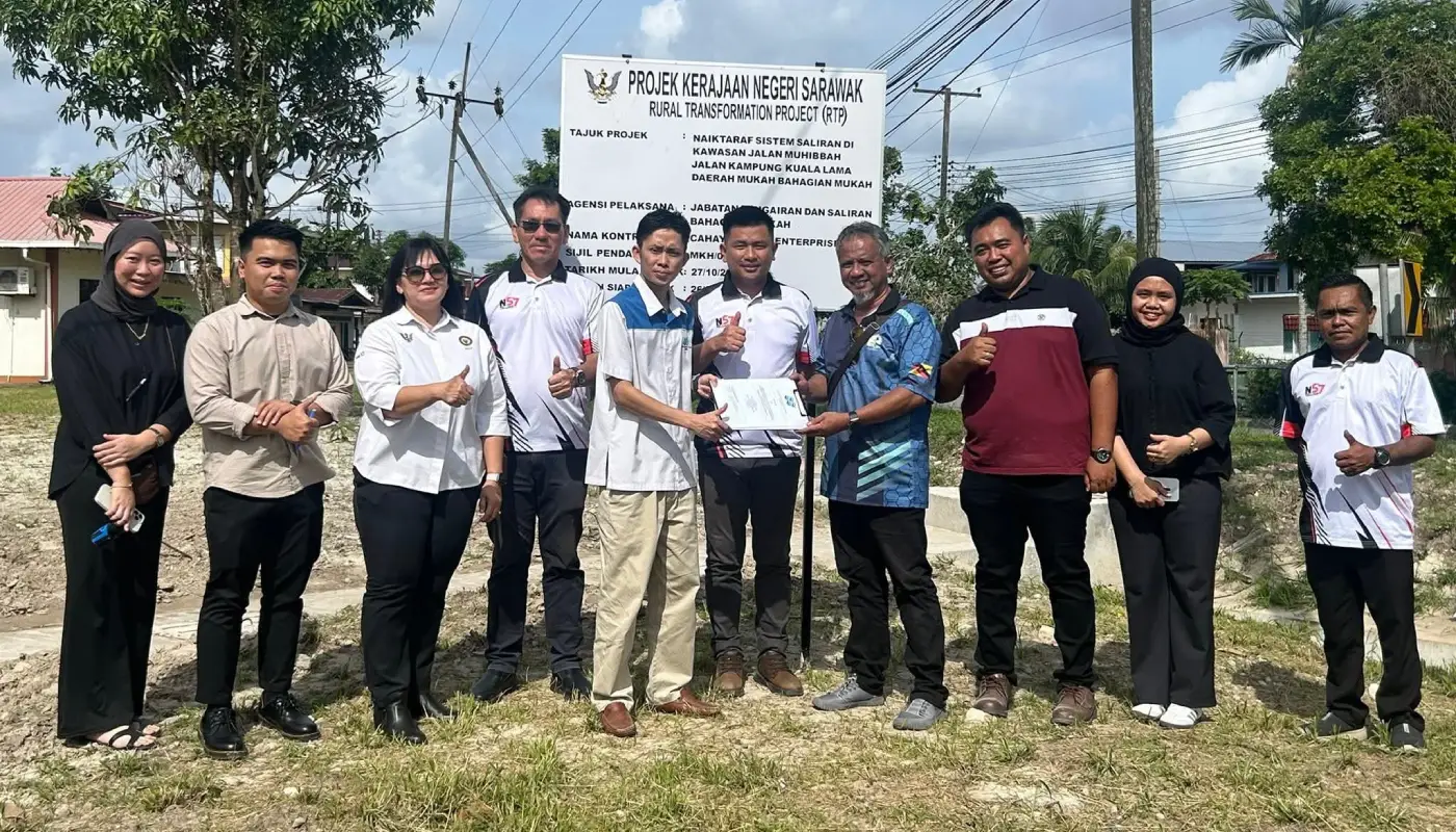 Sarawak, Sarawak News, Mukah, Mukah News, Jalan Muhibah, Kampung Kuala Lama, Drainage System, Flash Floods, Rural Transformation Programme, DID, PISMA