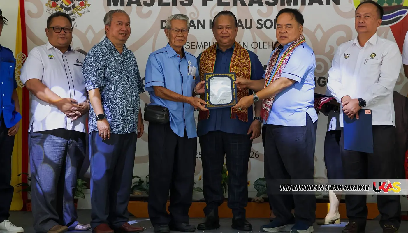 New Senior Citizens’ Centre Opens in Song to Support Community 1 Sarawak, Sarawak News, Song, Song News, Community Development, Senior Citizens, Public Works, Kapit, Infrastructure, SCORE, RECODA