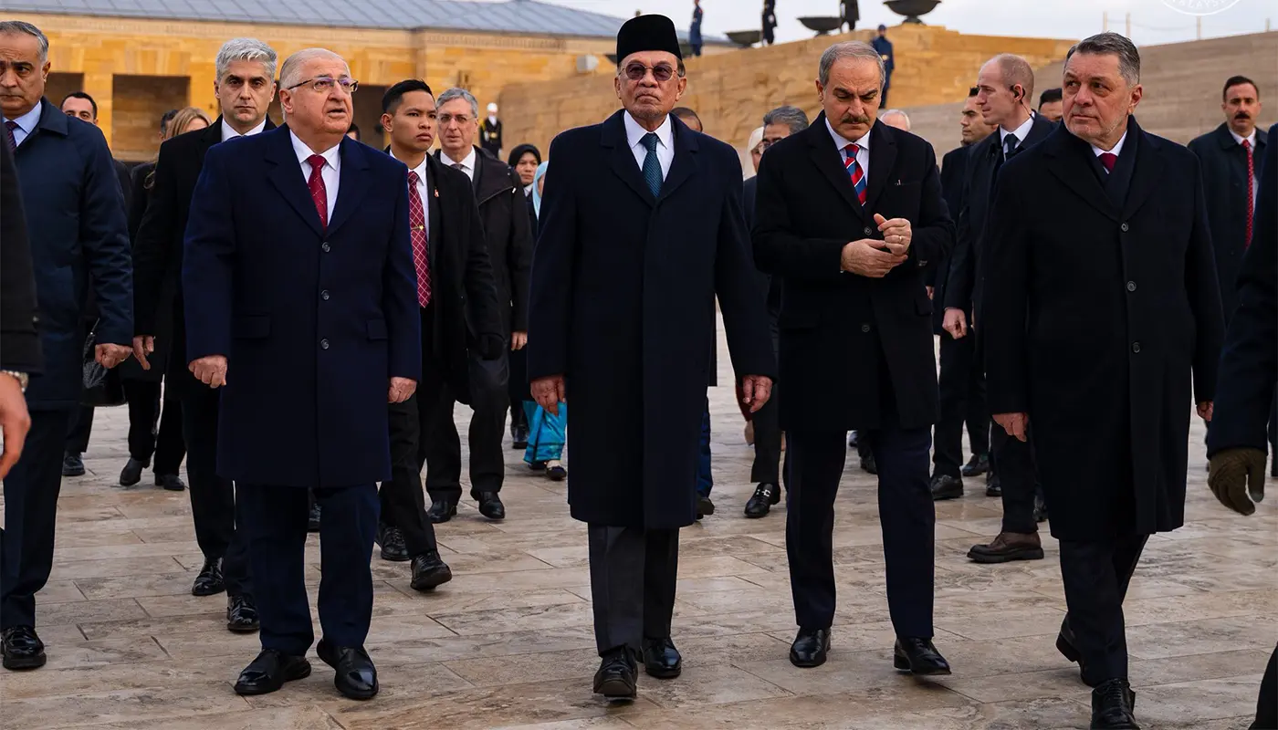 Malaysia, Turkey, Ankara, PM Anwar Ibrahim, Anıtkabir, Mustafa Kemal Atatürk, Wreath-Laying Ceremony, Bilateral Relations