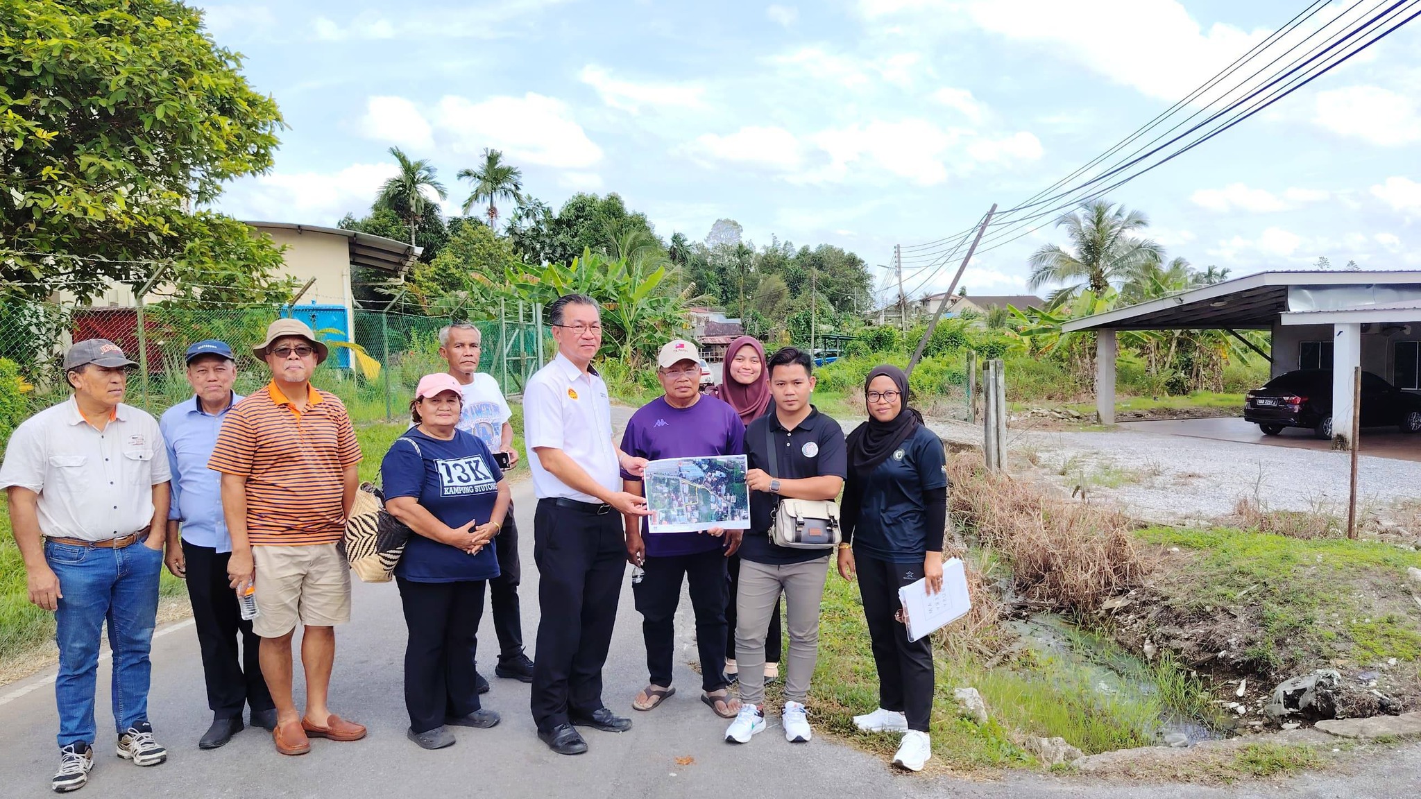 RTP 2024 Drainage, Road Upgrade Starts in Kampung Stutong