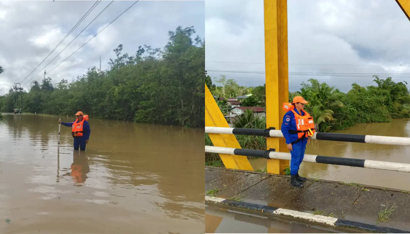 Sarawak, Sarawak News, Selangau, Selangau News, Stapang, Batang Oya River, Floods, Disaster Management, Civil Defence, Road Safety