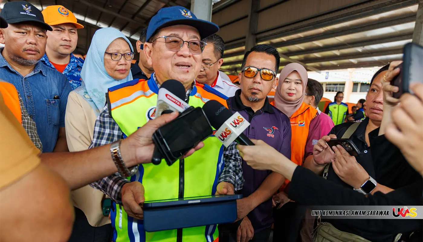 Sarawak Disaster Committee Maintains High Alert for Possible Flood Wave 1 Sarawak, Sarawak News, Kuching, Kuching News, Flood, Disaster Management, PPS, Evacuation Centres, Public Safety