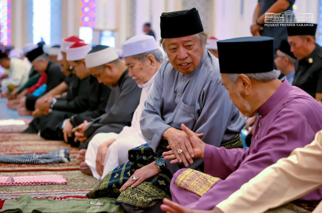 Kuching,Kuching News,Sarawak,Sarawak News,Friday Prayers,Sarawak State Mosque,Community Harmony
