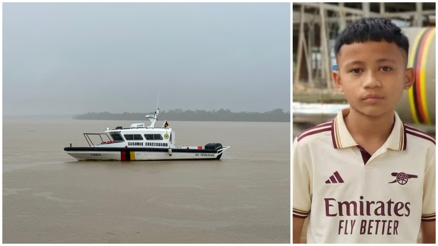 Tragic End to SAR for Teenage Boy Believed Mauled by Crocodile in Pulau Bruit 1 Tragic End to SAR for Teenage Boy Believed Mauled by Crocodile in Pulau Bruit