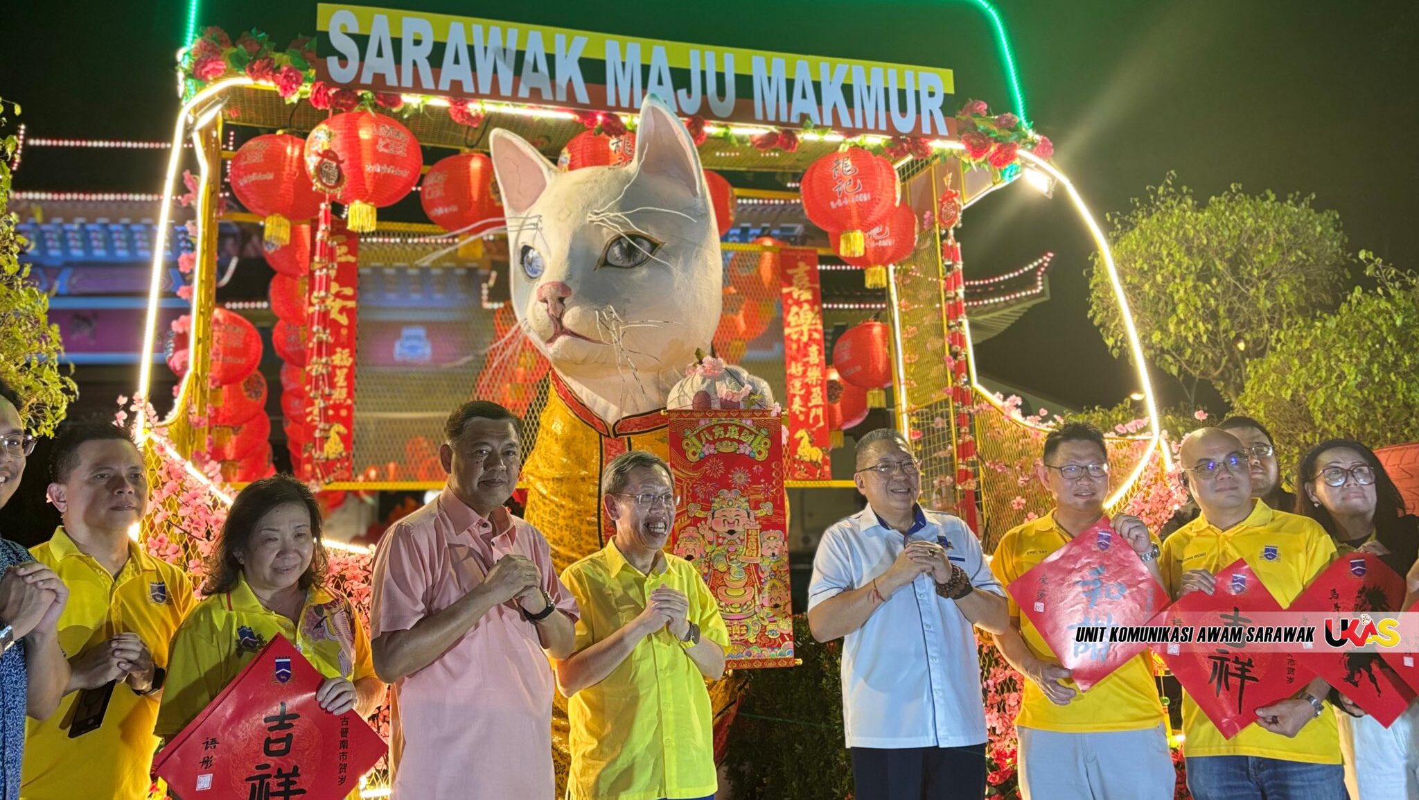 Festivals Unite Sarawak Communities at CNY 2026 White Cat Event