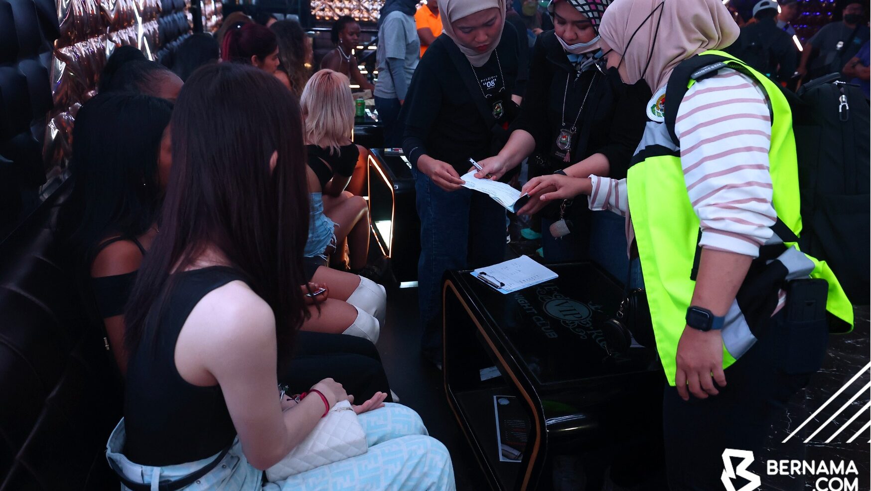 Immigration Officer Injured, 48 Foreigners Held in Kuala Lumpur Entertainment Hub