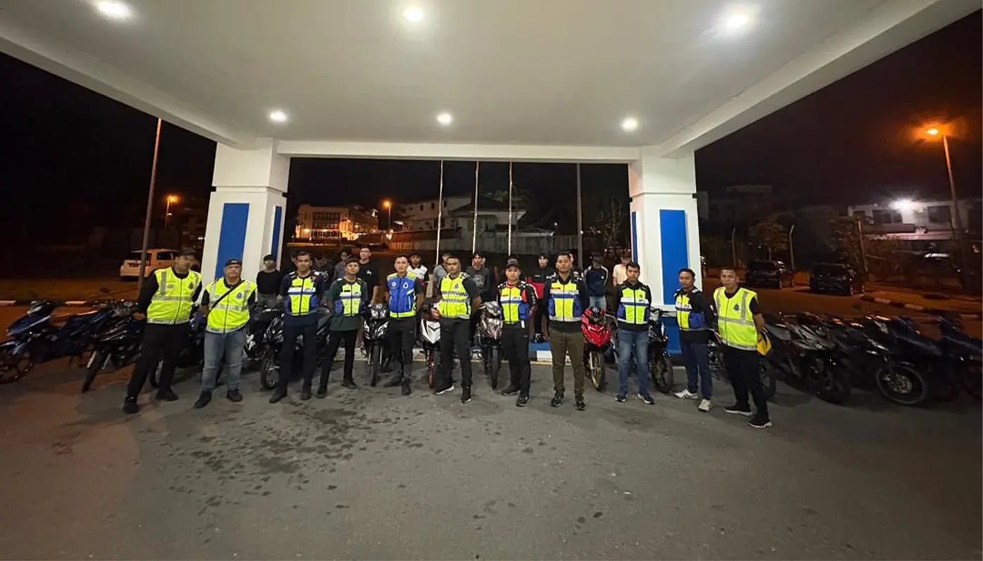 Sarawak, Sarawak News, Miri, Miri News, Road Safety, JPJ, JSPT, Traffic Enforcement, Illegal Racing, Motorcycle Seizure