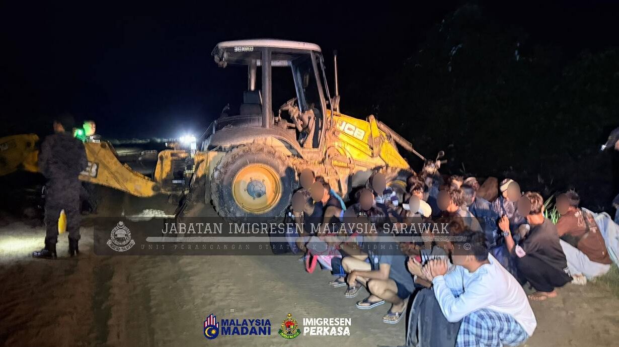 OPS SAPU in Lingga Nets 37 Illegal Foreign Workers