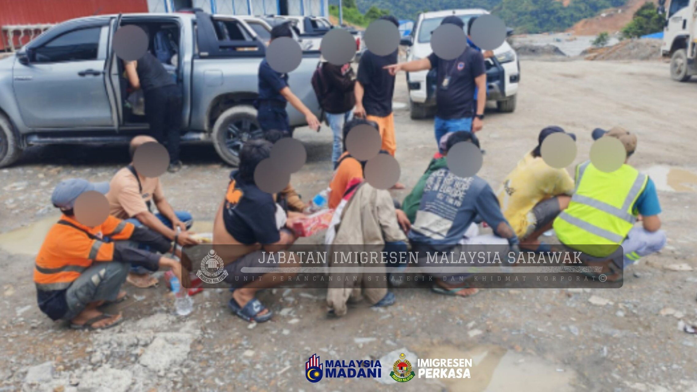 Ops Sapu in Kapit Nets 41 Illegal Immigrants