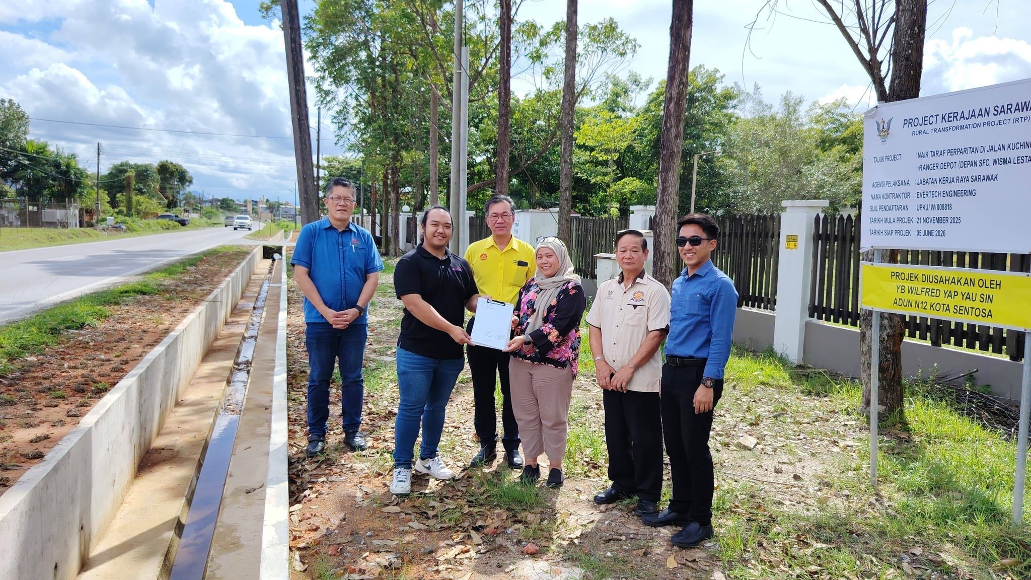 RTP Drainage Upgrade at Jalan Kuching Depot Completed