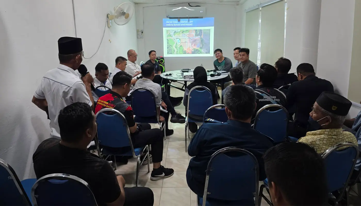 SPK Endap Rock Blasting Plans Put Residents’ Safety First 1 Sarawak, Sarawak News, Kota Samarahan, Kota Samarahan News, Rock Blasting, Village Expansion Scheme,