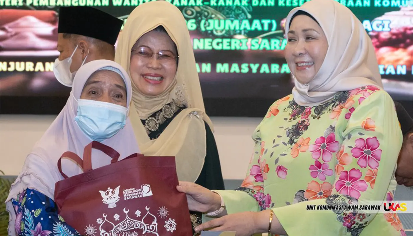 Sarawak, Sarawak News, Kuching, Kuching News, JKMS, Community Aidilfitri, Financial Assistance