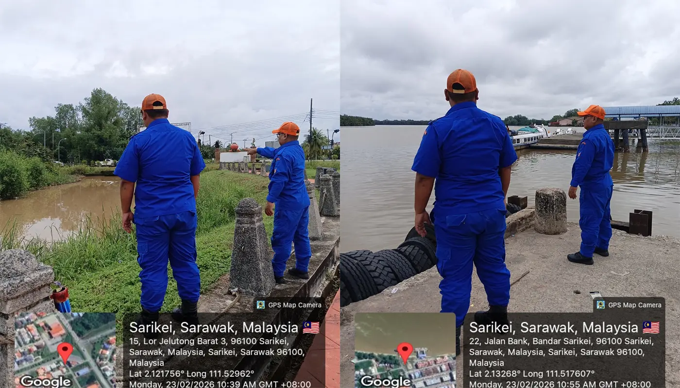 Sarawak, Sarawak News, Sarikei, Sarikei News, Flood Monitoring, APM, Disaster Preparedness,