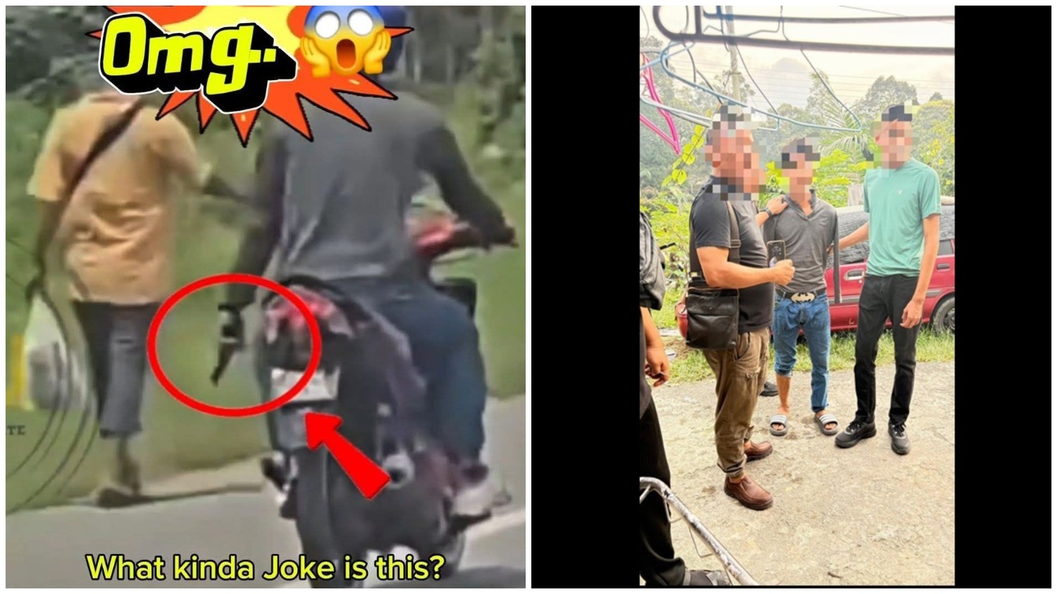 Toy Gun Incident on Jalan Kuching-Serian Leads to Arrest