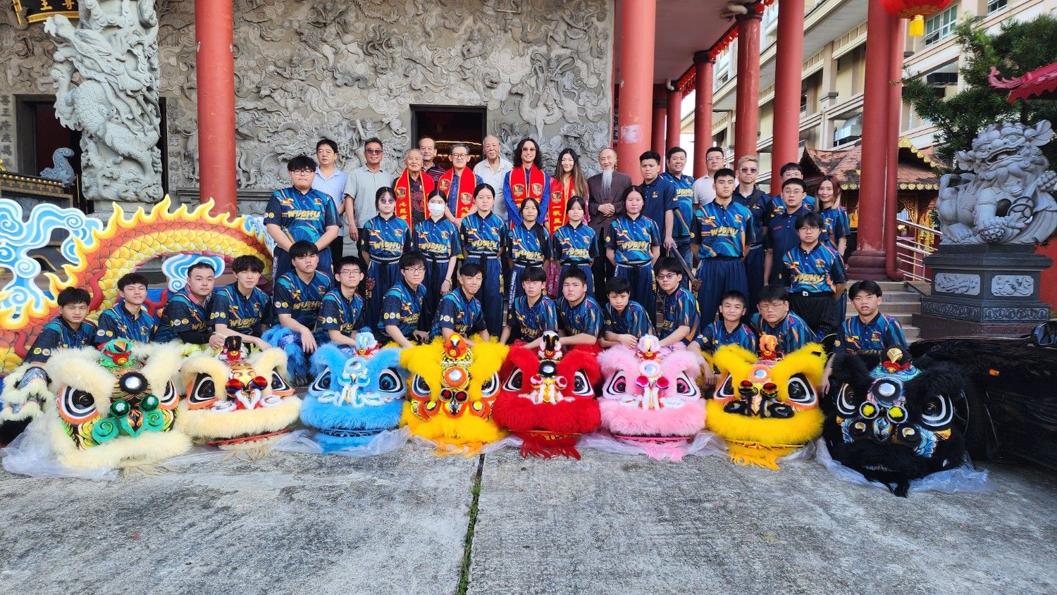 WAK Lion Eyes Doting Ceremony Successfully Held at Zong Fuk Gong