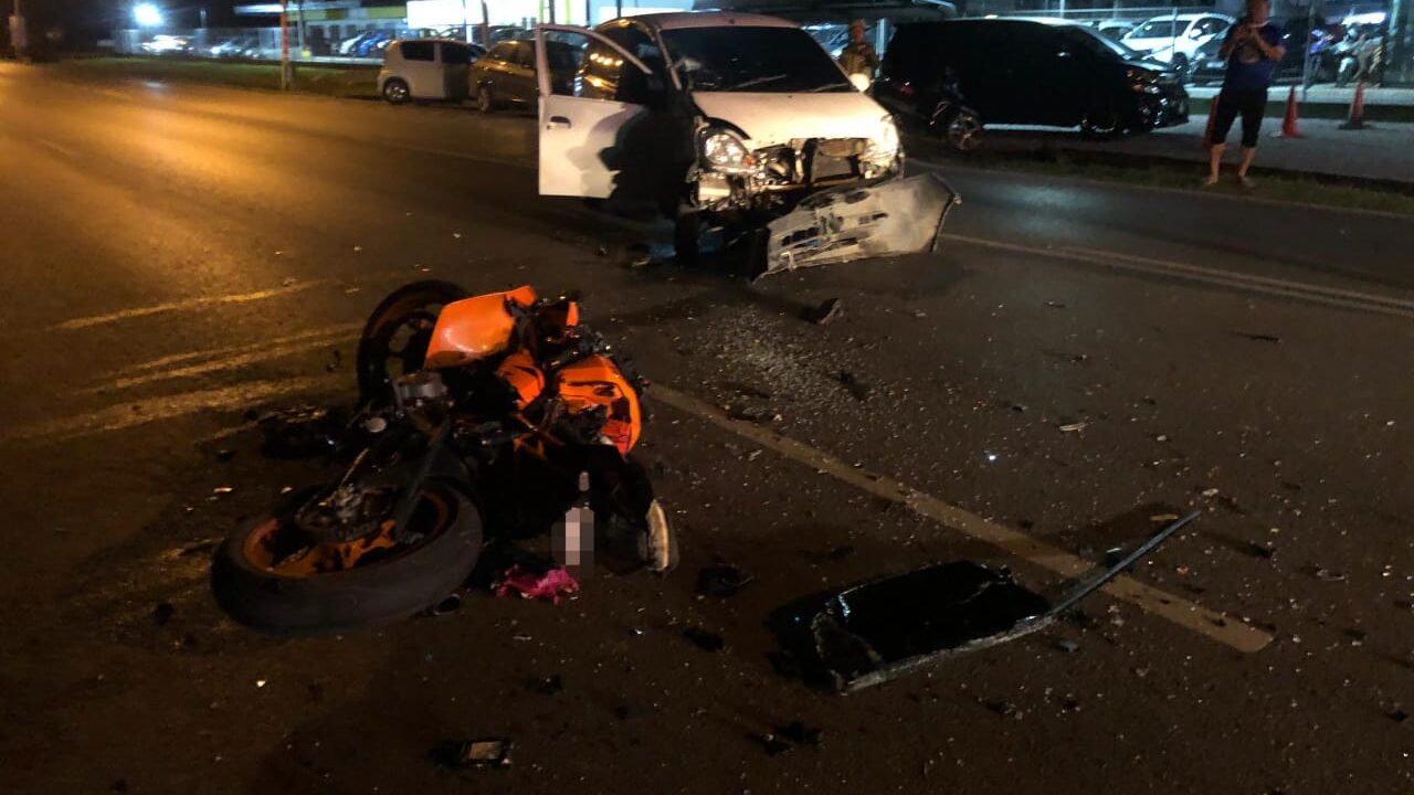 Young Man Injured in Late-Night Accident on Jalan Repok