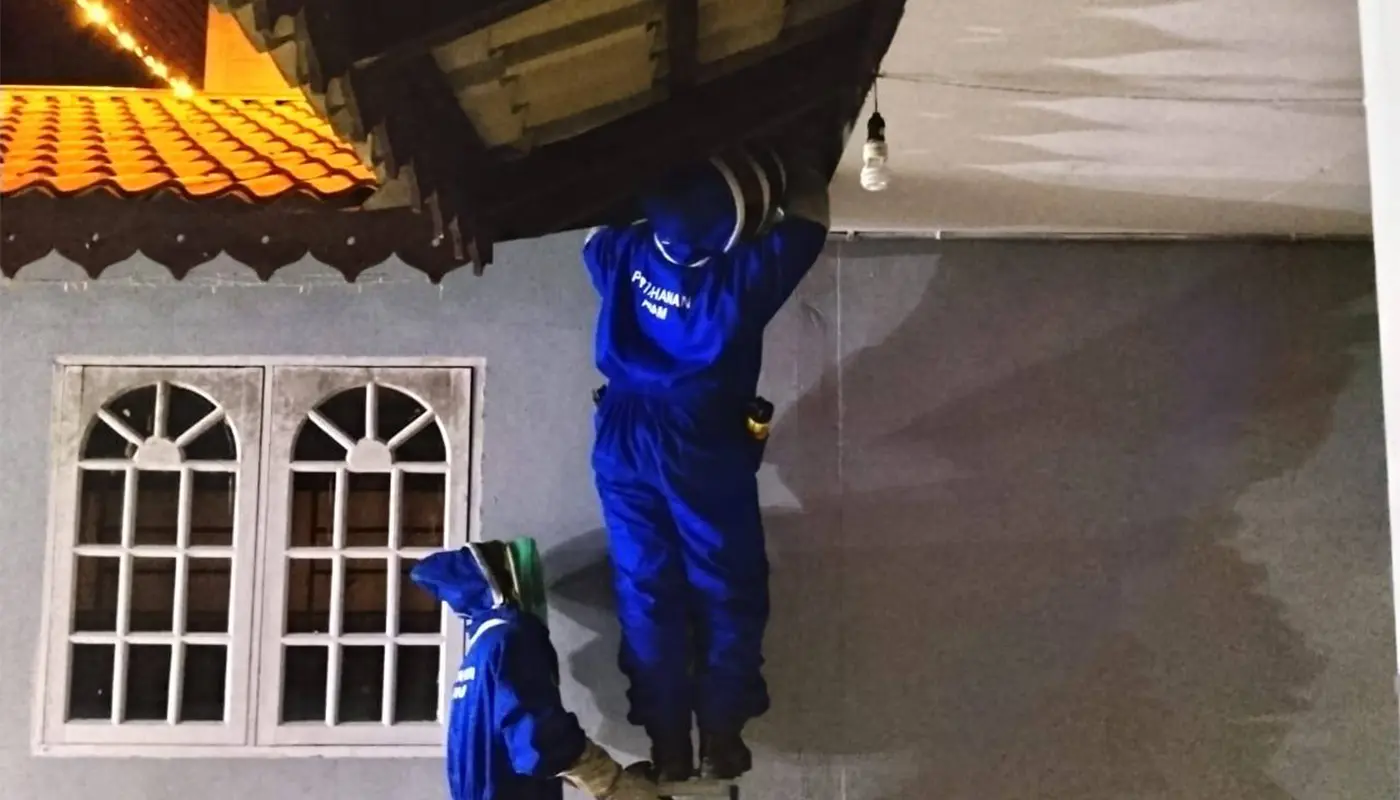 APM Spaoh Removes Wasp Nest Safely in Kampung Bungin 1 Sarawak, Sarawak News, Spaoh, Spaoh News, APM Spaoh, Wasp Nest, Emergency Response