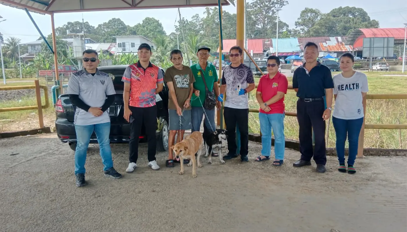 Durin Bazaar Hosts Free Dog Vaccination and Licensing Drive 1 Sarawak, Sarawak News, Sibu, Sibu News, Rabies, Sibu Rural District Council