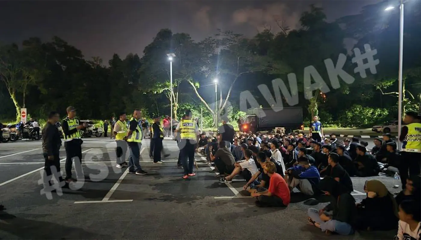 JSPT Sarawak & BSPT IPD Kuching Carried Out Motorcycle Ops (Street Thugs) 1 Sarawak, Sarawak News, Kuching, Kuching News, Traffic Enforcement, JSPT Sarawak, BSPT Kuching, Road Safety, JSPT,