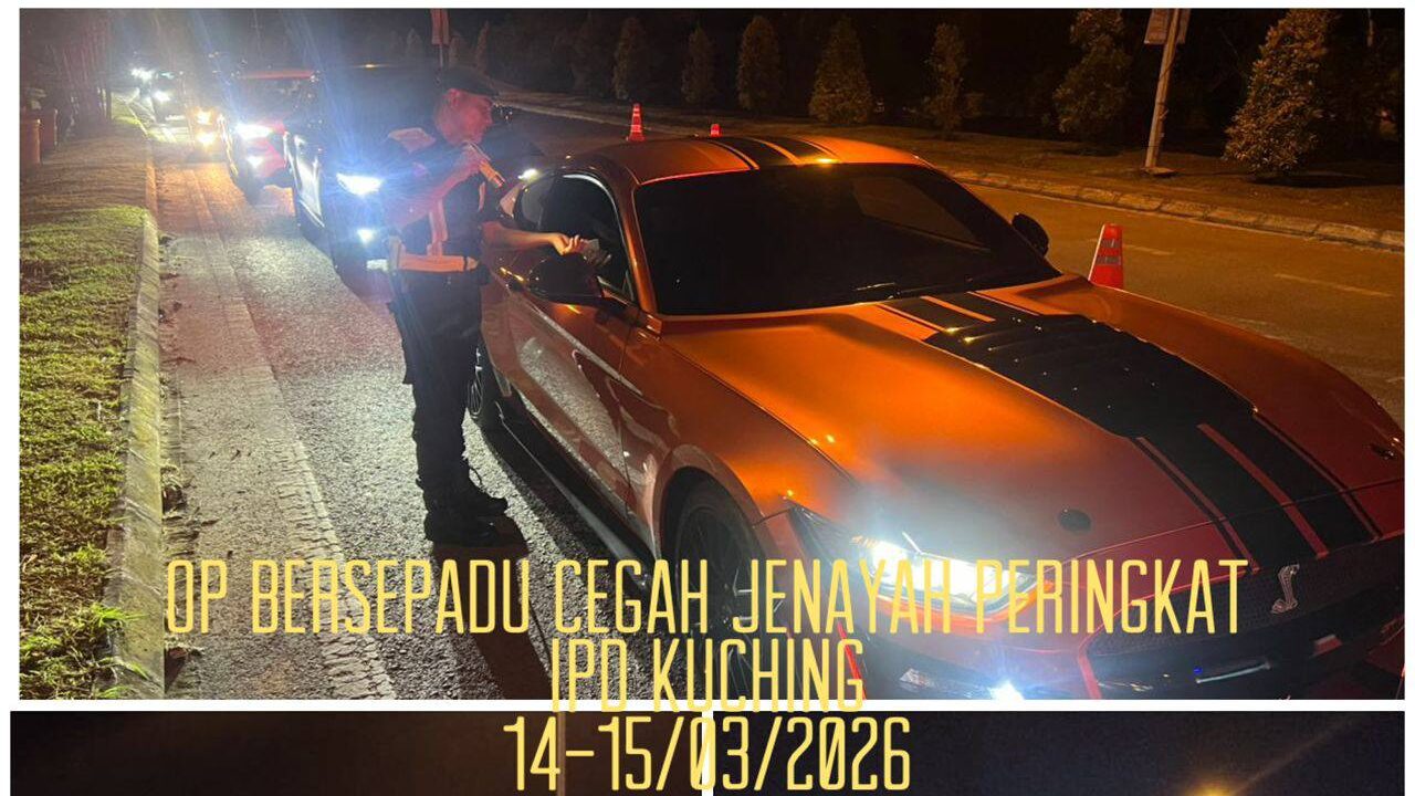 Kuching Police Inspect 293 in Crime Prevention Op