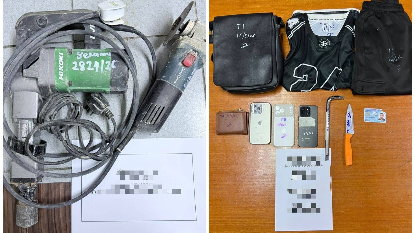 Kuching Police Nab 3 Men in Robbery, Burglary Cases