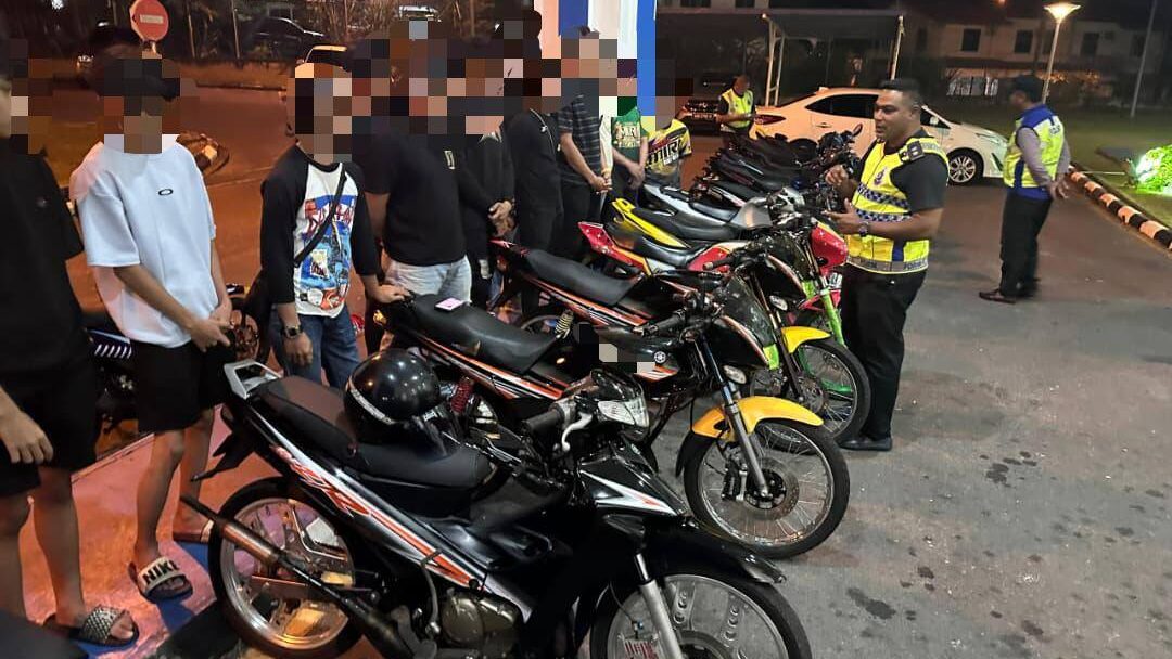 Miri Police Crack Down on Illegal Motorcycle Activities