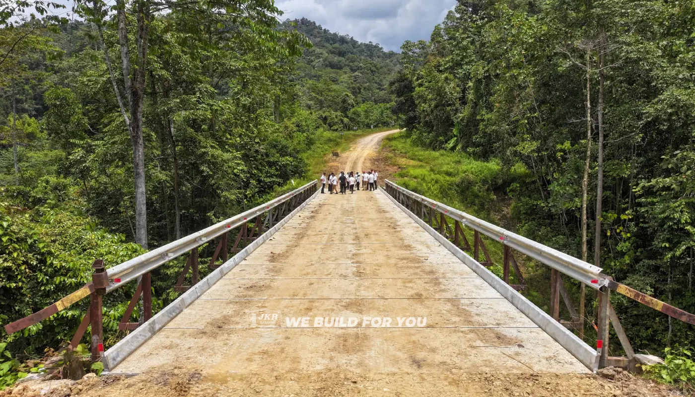 Peluan River Bridge Strengthens Connectivity in Baram 1 Sarawak, Sarawak News, Baram, Baram News, Rural Development, JKR Sarawak,