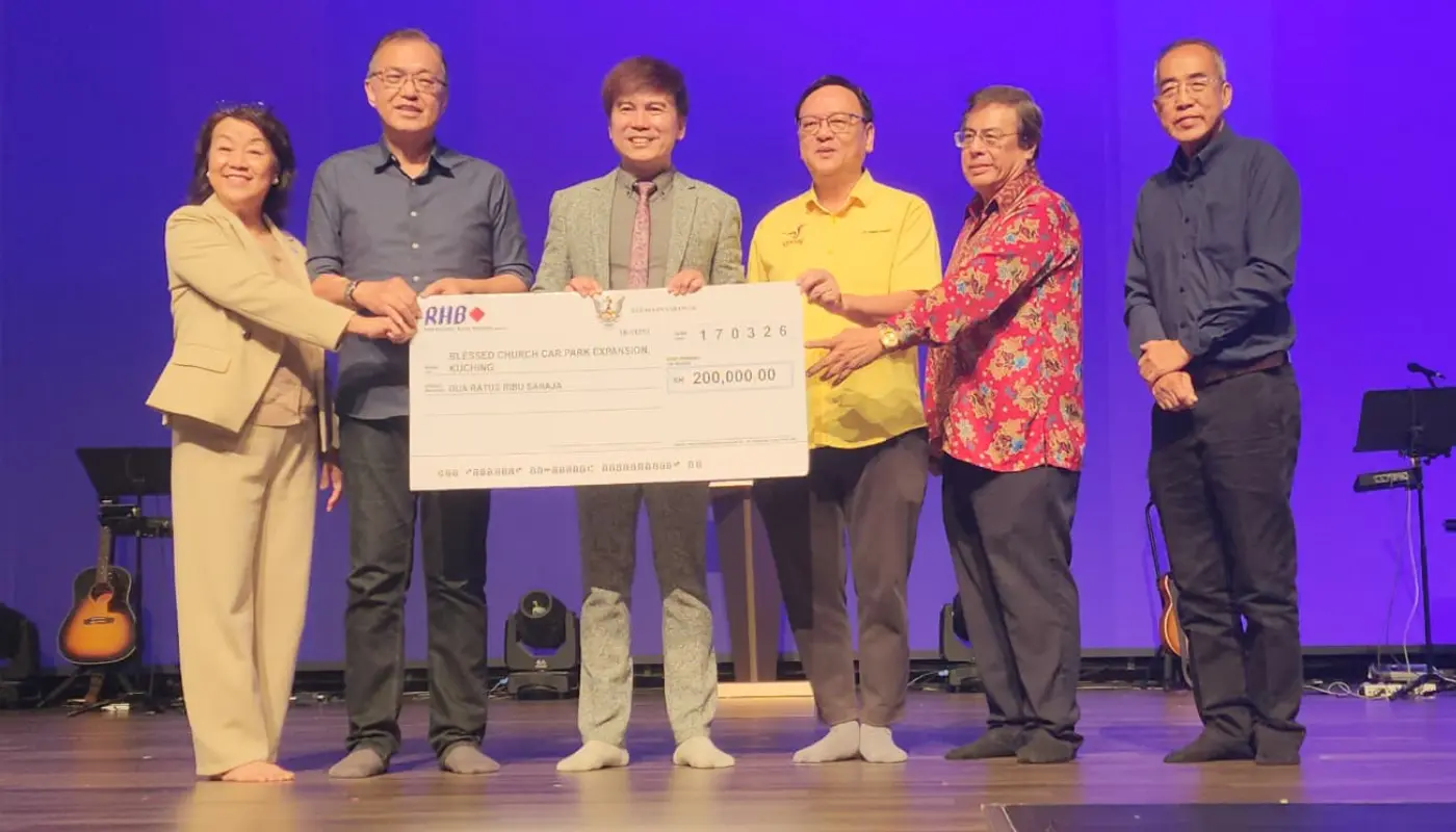 RM200,000 RTP Fund Supports Blessed Church Car Park Project 1 Sarawak, Sarawak News, Kuching, Kuching News, RTP
