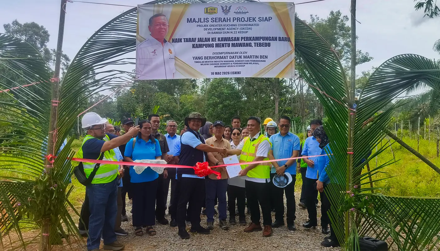 RM4.968 Million GKCDA Allocation Boosts Kedup Infrastructure 1 Sarawak, Sarawak News, Tebedu, Tebedu News, Kedup, GKCDA, Rural Development, Bridge Construction