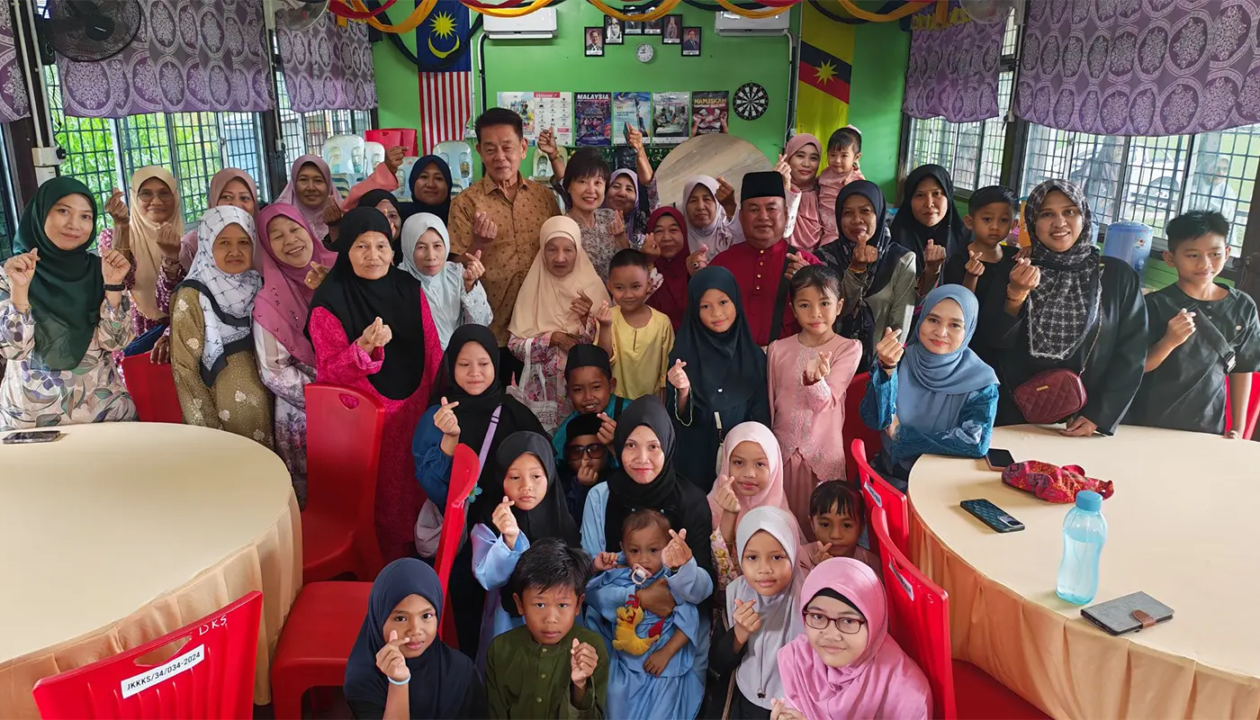 Sarawak, Sarawak News, Meradong, Meradong News, Bintangor, Saratok, Pusa, SABERKAS, Aidilfitri, Community Engagement, SUPP