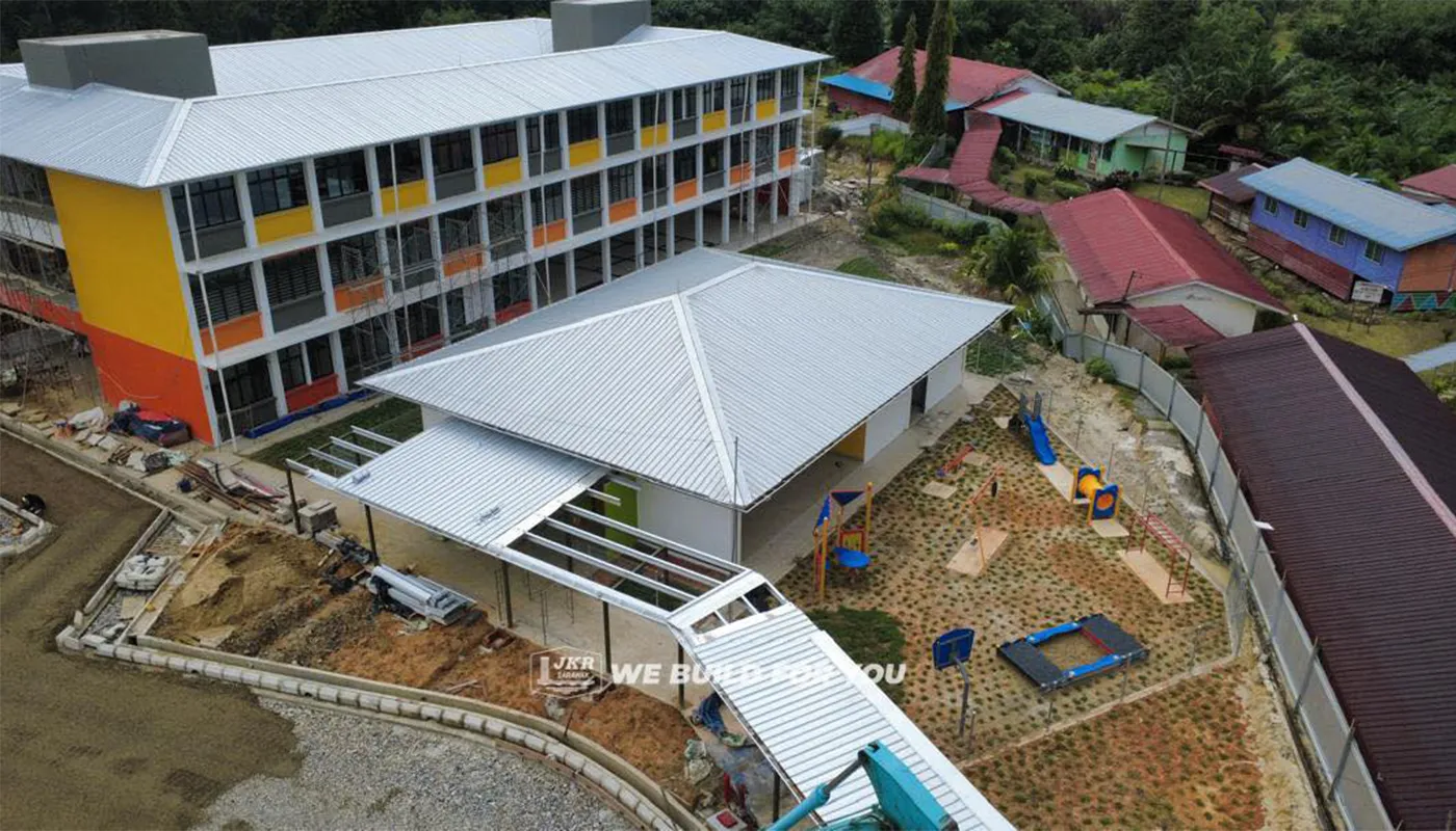SK Babang Saratok Nears Completion of Major DAIF Sarawak Project 1 Sarawak, Sarawak News, Saratok, Saratok News, Education, Rural Development, DAIF Sarawak