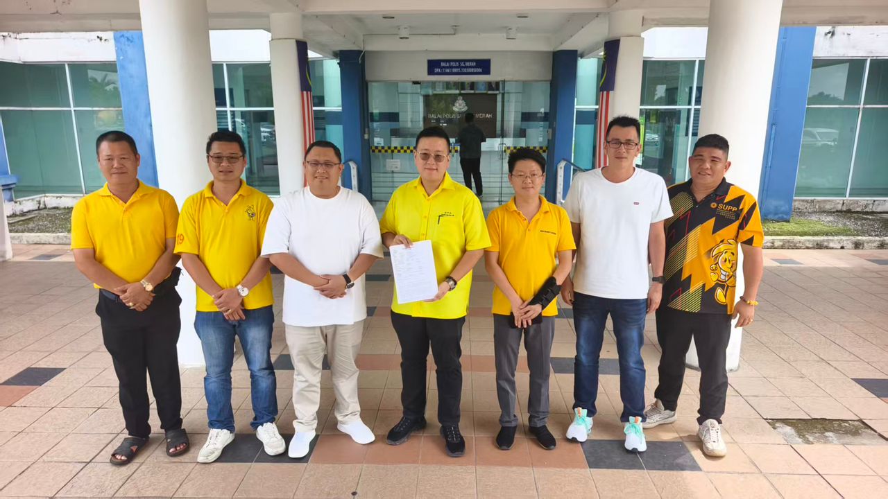 SUPP Youth Lodges Police Report Over Sarawak History Video