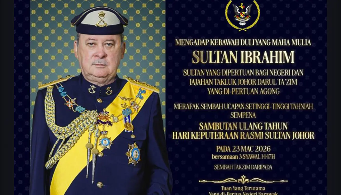 Sarawak Governor Extends Best Wishes on Sultan of Johor’s Official Birthday 1 Sarawak, Sarawak News, Kuching, Kuching News, Johor, Johor News, Sultan of Johor, Royal Family, Official Birthday