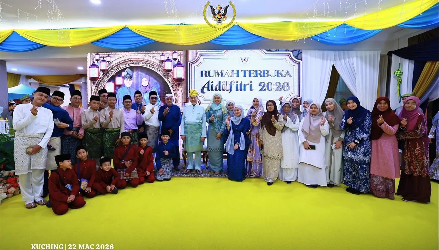 Sarawak, Sarawak News, Kuching, Kuching News, Aidilfitri, Sarawak Governor, Family Gathering