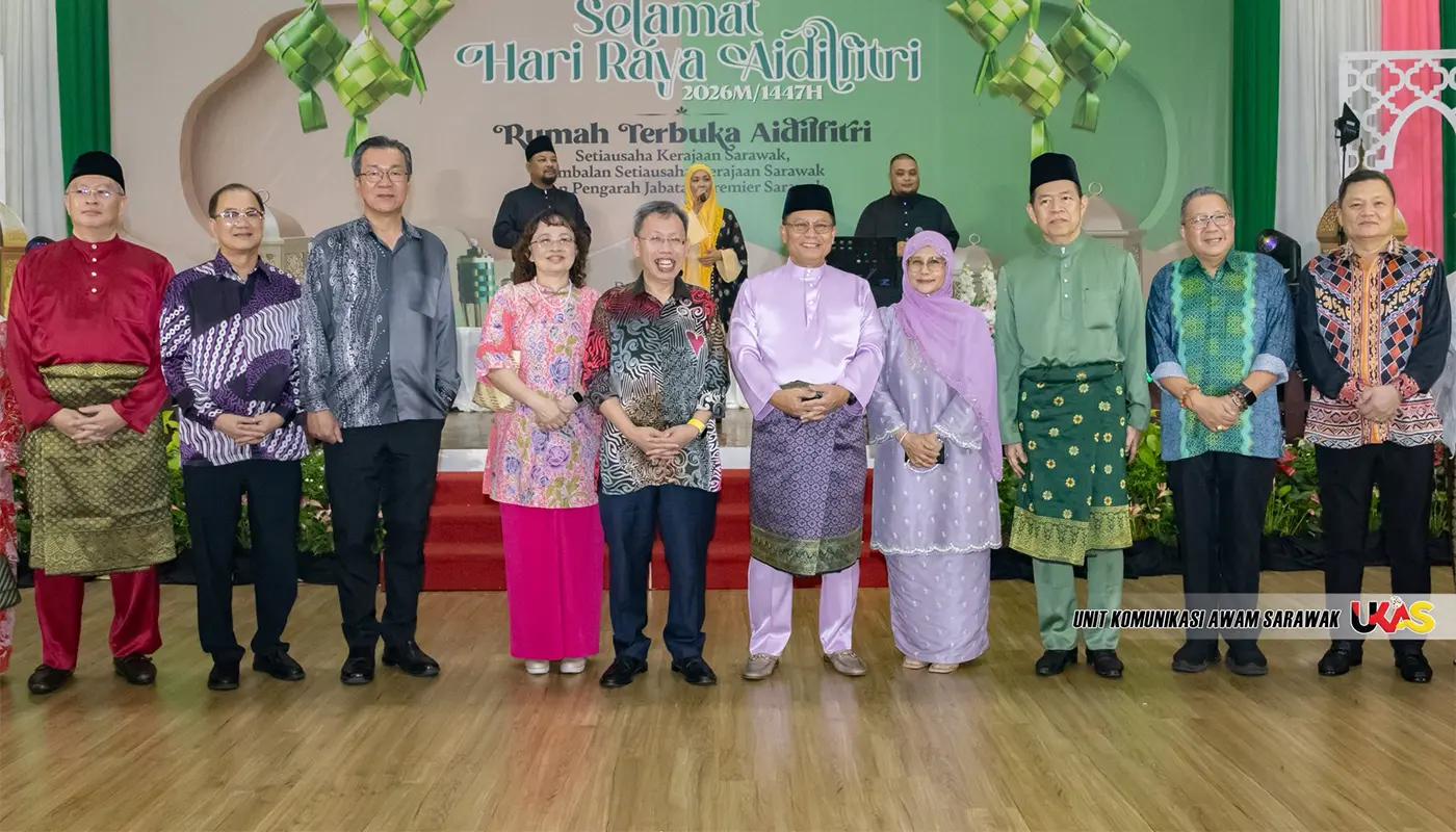 Sarawak Leaders Unite at Aidilfitri Reception in Kuching 1 Sarawak, Sarawak News, Kuching, Kuching News, Aidilfitri, Sarawak Premier Office