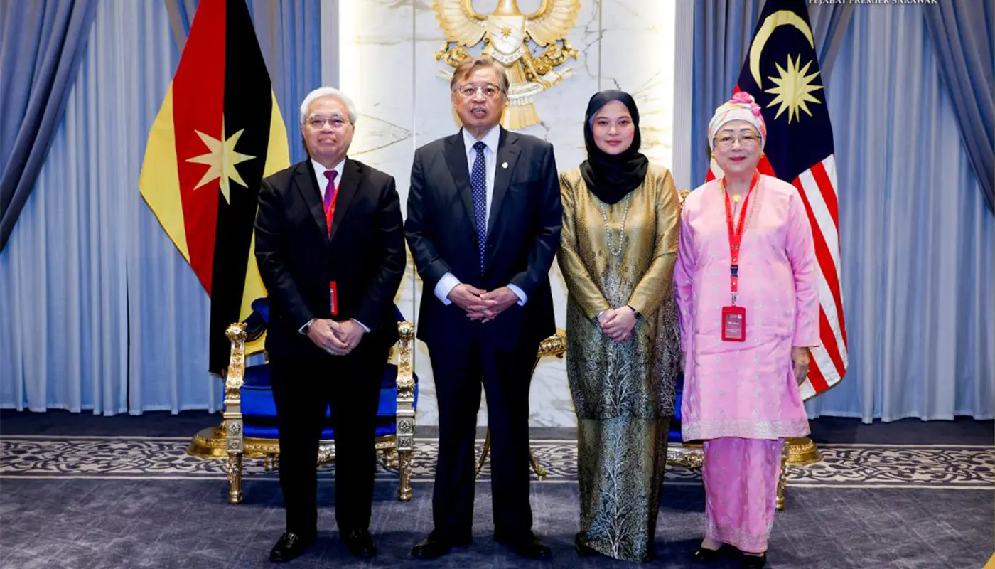 Sarawak Premier Welcomes UTS Vice-Chancellor in Farewell Visit 1 Sarawak, Sarawak News, Kuching, Kuching News, Universiti Teknologi Sarawak, UTS, Higher Education,