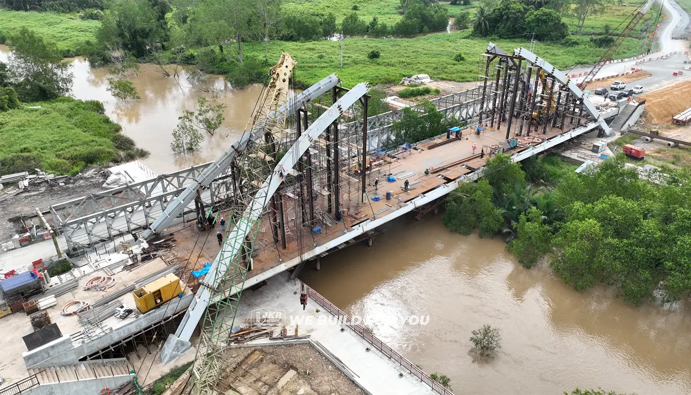 Sungai Paku Bridge Nears Completion, Opening April 2026 1 Sarawak, Sarawak News, Spaoh, Spaoh News, Betong, JKR Sarawak