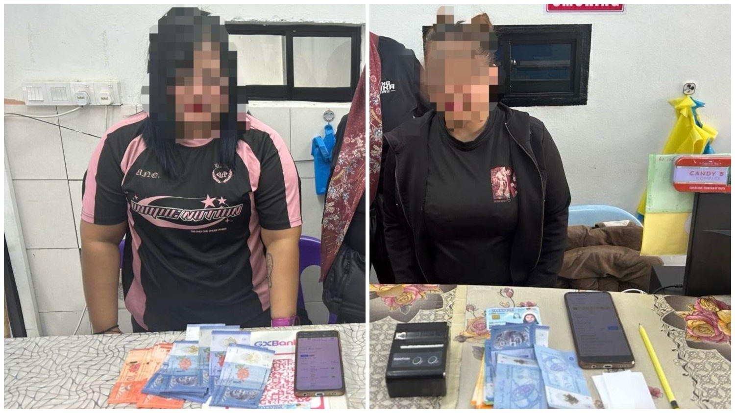 Two Women Nabbed in Selangau Op Dadu Raids