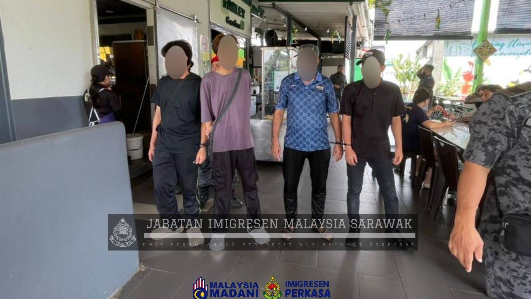 26 Foreigners Held in Kuching Ops Selera Sweep