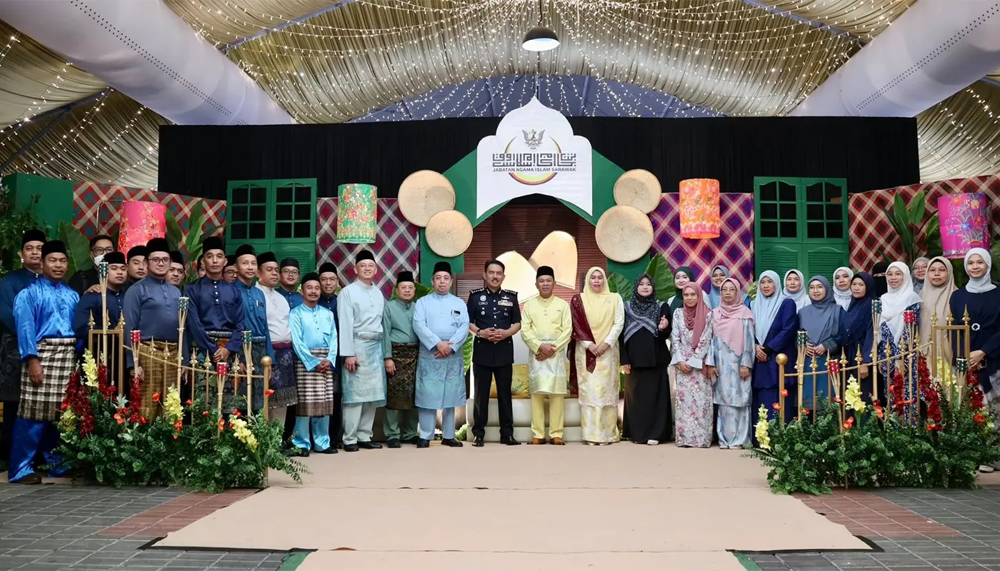 Aidilfitri Ceremony Strengthens Bonds at Sarawak Islamic Complex 1 Sarawak, Sarawak News, Kuching, Kuching News, Hari Raya Aidilfitri, Islamic Affairs, JAIS, Community Celebration, Religious Unity