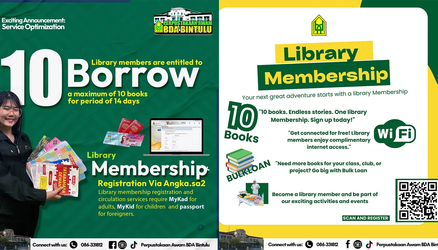 Sarawak, Sarawak News, Bintulu, Bintulu News, Public Library, Education, Community Services, Literacy, Membership