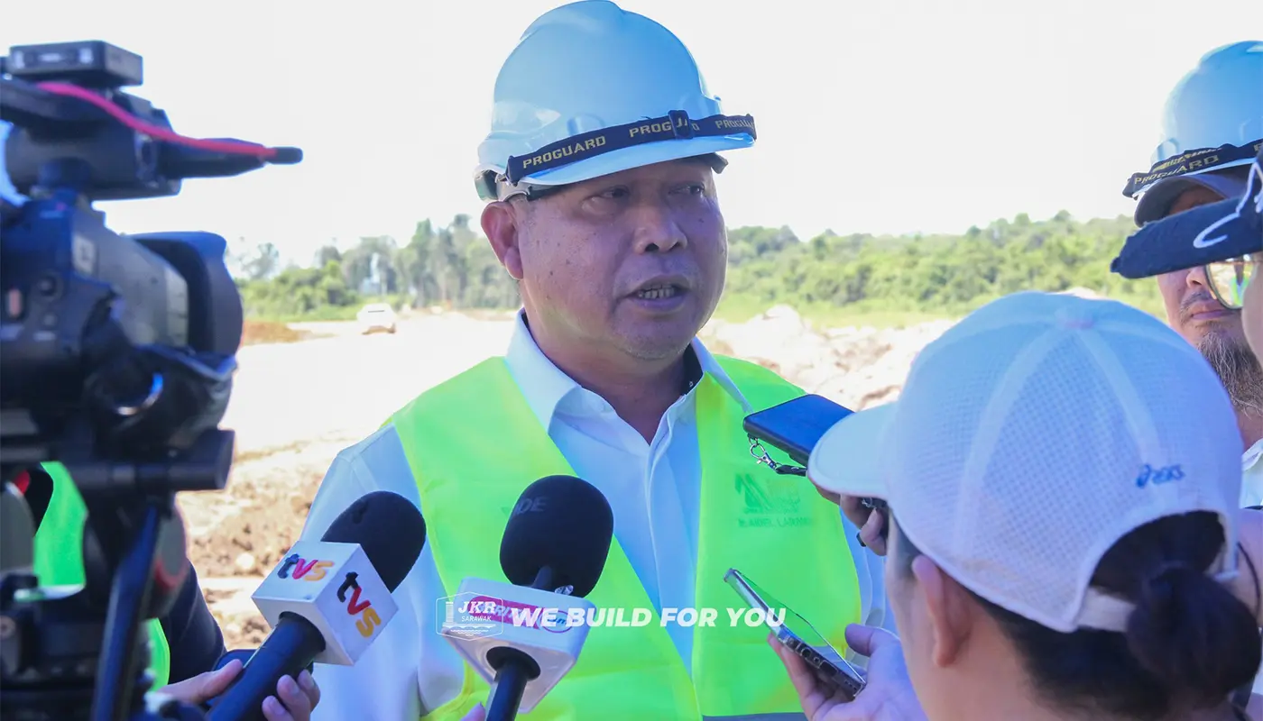 JKR: Bintulu Airport Road Project Progresses Ahead of Schedule 1 Sarawak, Sarawak News, Bintulu, Bintulu News, Infrastructure Development, JKR Sarawak, Airport Road Project, Economic Growth