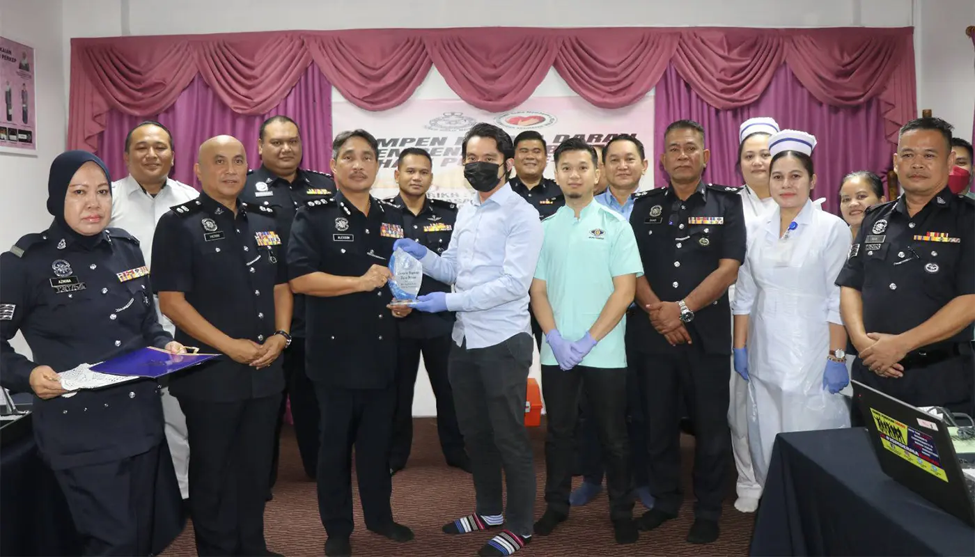 Sarawak, Sarawak News, Kuching, Kuching News, Police Day, Blood Donation, Sarawak General Hospital, Community Health, Public Awareness