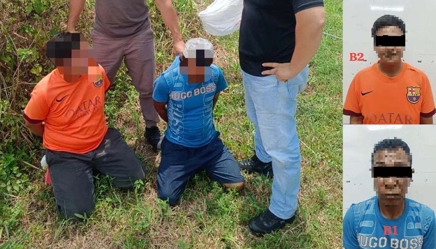 IPD Mukah Arrest Two Suspects in Drug Raid 1 Sarawak, Sarawak News, Mukah, Mukah News, Drug Arrests, Narcotics Crime, Immigration Offence, Police Investigation