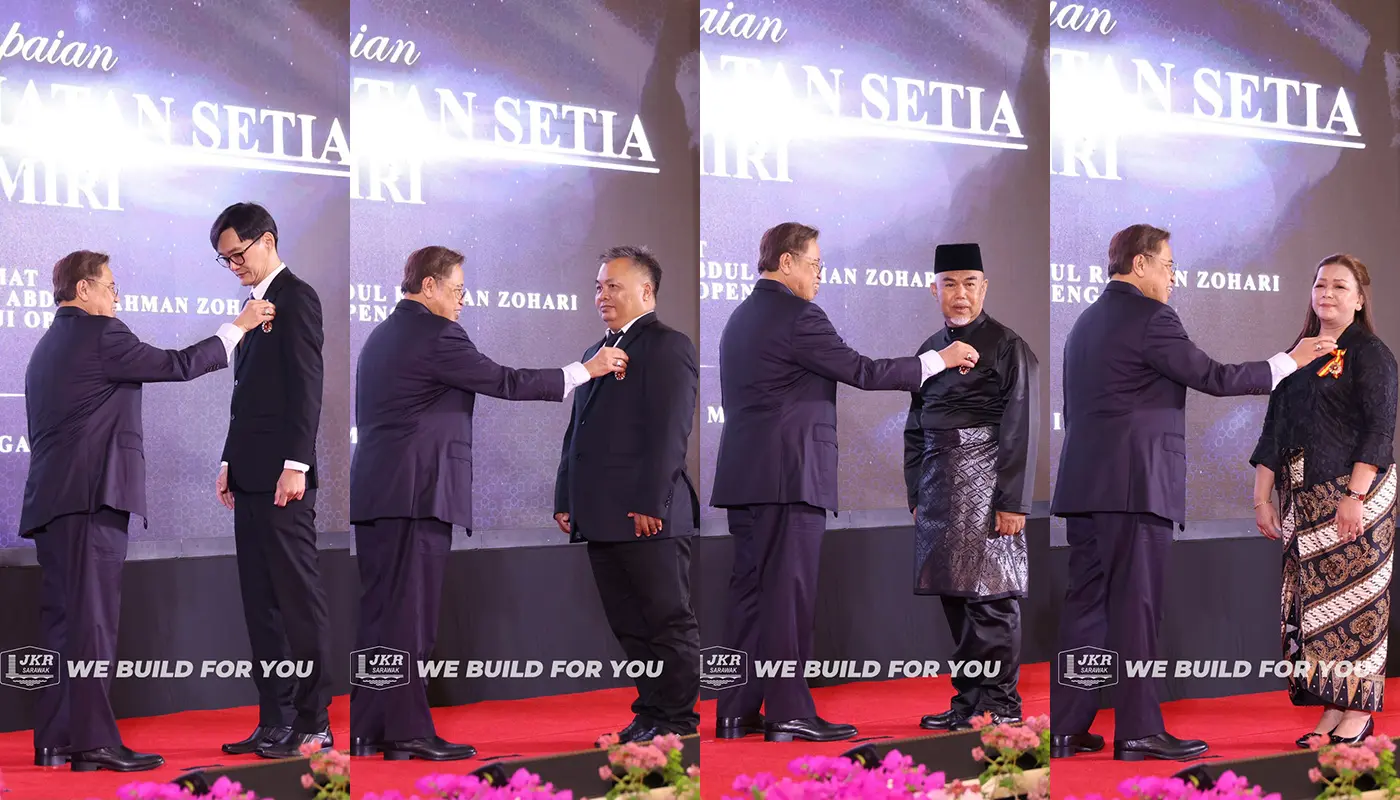 Sarawak, Sarawak News, Miri, Miri News, JKR Sarawak, Loyal Service Medal, Public Service Recognition, Community Engagement