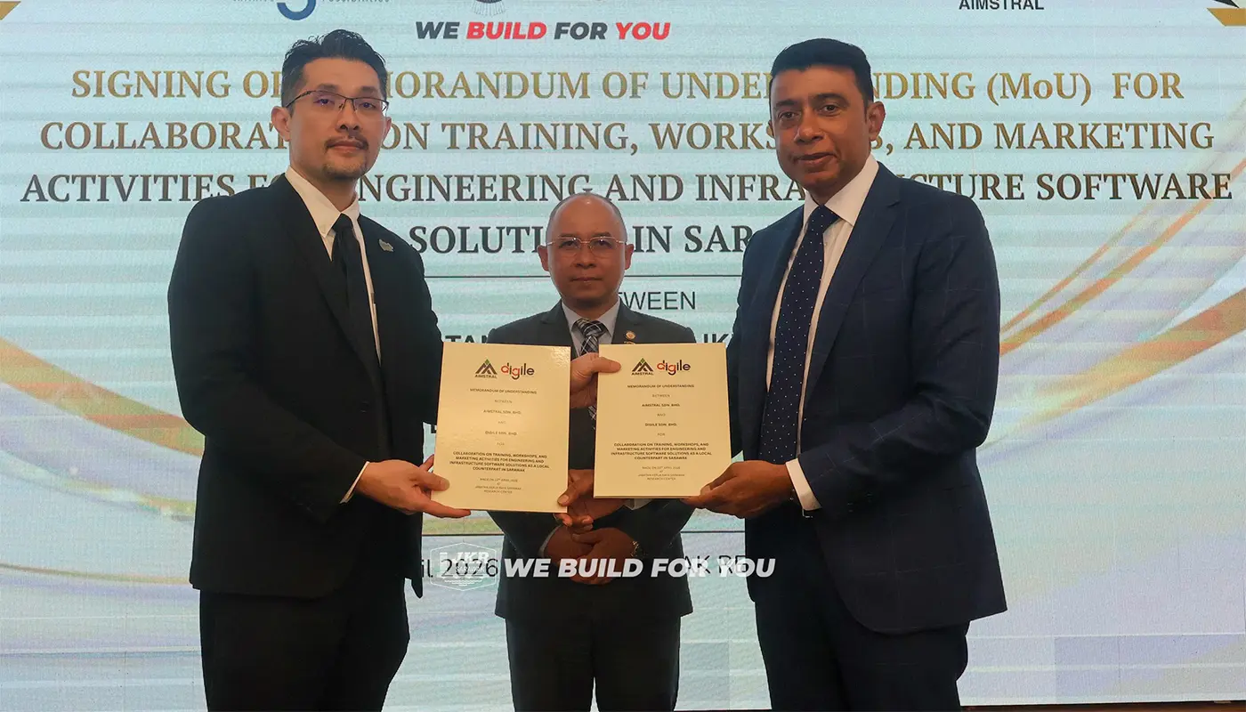 JKR Sarawak Partners with Bentley and Digile on Digital Engineering 1 Sarawak, Sarawak News, Kuching, Kuching News, JKR Sarawak, Bentley Systems, Digile, Infrastructure, Digital Engineering, MoU