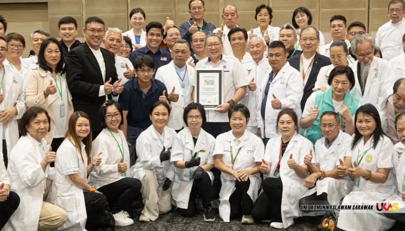 Sarawak, Sarawak News, Kuching, Kuching News, Traditional Chinese Medicine, Malaysia Book of Records, Community Health, Free Clinic