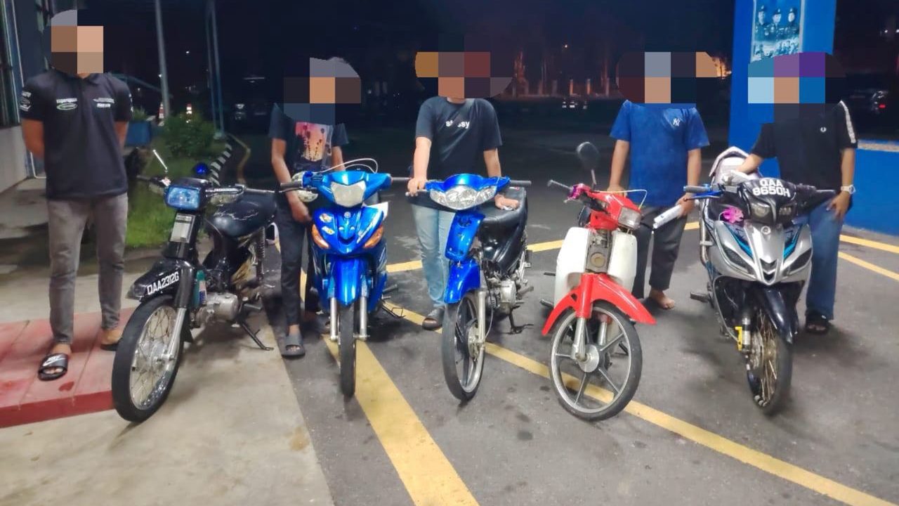 Late-Night Op Cracks Down on Mat Rempit in Samarahan